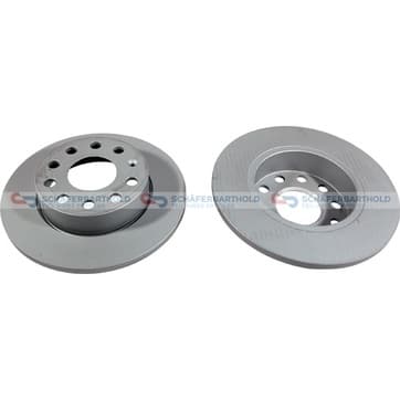 Bromsskiva, Bakaxel — Bakaxel från Autofrance