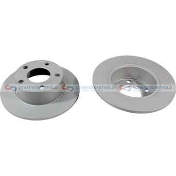 Bromsskiva, Bakaxel — Bakaxel från Autofrance