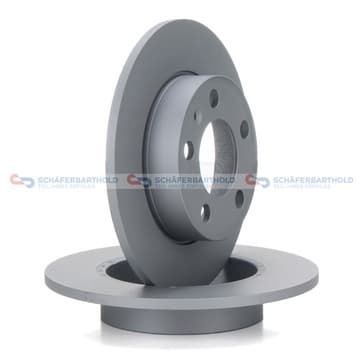 Bromsskiva, Bakaxel — Bakaxel från Autofrance