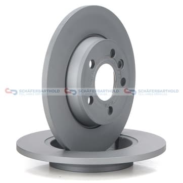 Bromsskiva, Bakaxel — Bakaxel från Autofrance