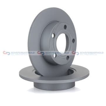 Bromsskiva, Bakaxel — Bakaxel från Autofrance