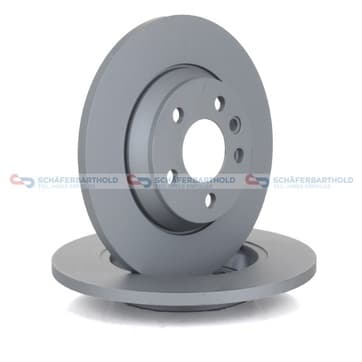 Bromsskiva, Bakaxel — Bakaxel från Autofrance