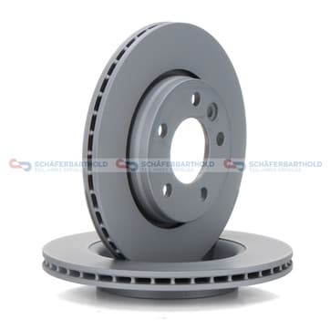 Bromsskiva, Bakaxel — Bakaxel från Autofrance