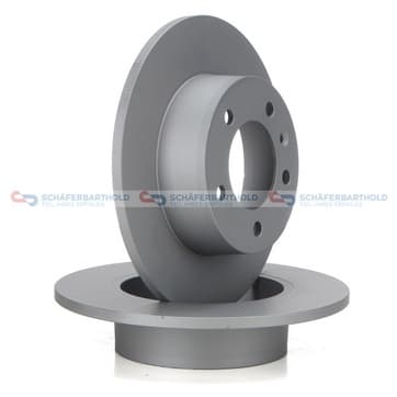 Bromsskiva, Bakaxel — Bakaxel från Autofrance