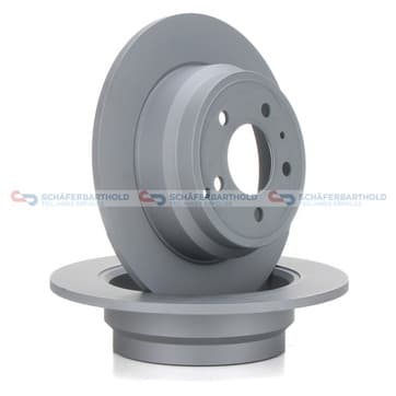 Bromsskiva, Bakaxel — Bakaxel från Autofrance