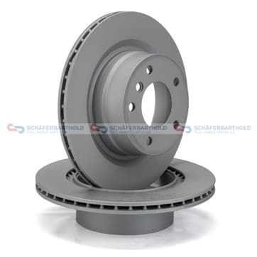 Bromsskiva, Bakaxel — Bakaxel från Autofrance