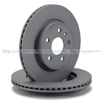 Bromsskiva, Bakaxel — Bakaxel från Autofrance