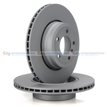 Bromsskiva, Bakaxel — Bakaxel från Autofrance