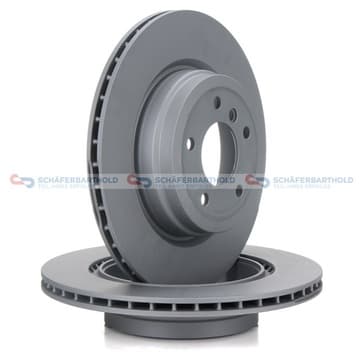 Bromsskiva, Bakaxel — Bakaxel från Autofrance