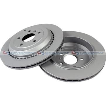 Bromsskiva, Bakaxel — Bakaxel från Autofrance