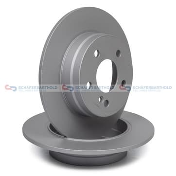 Bromsskiva, Bakaxel — Bakaxel från Autofrance