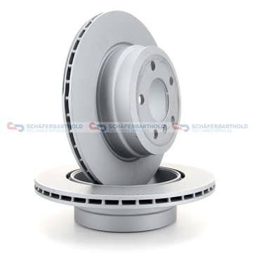 Bromsskiva, Bakaxel — Bakaxel från Autofrance