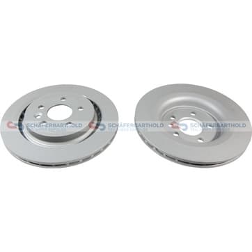 Bromsskiva, Bakaxel — Bakaxel från Autofrance