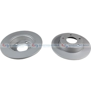 Bromsskiva, Bakaxel — Bakaxel från Autofrance