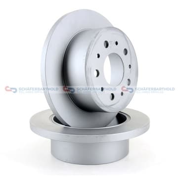 Bromsskiva, Bakaxel — Bakaxel från Autofrance