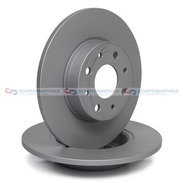 Bromsskiva, Bakaxel — Bakaxel från Autofrance