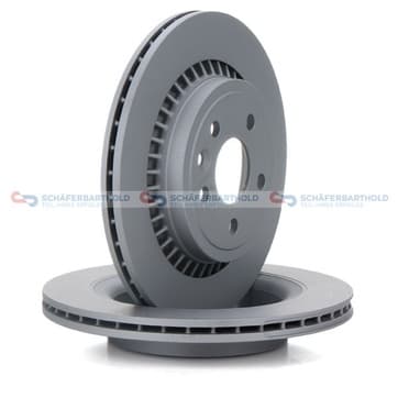 Bromsskiva, Bakaxel — Bakaxel från Autofrance