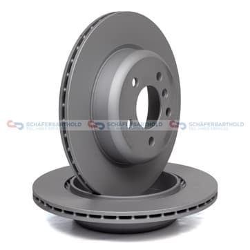 Bromsskiva, Bakaxel — Bakaxel från Autofrance