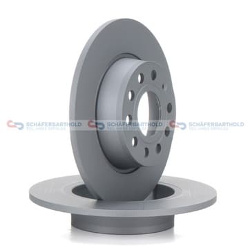 Bromsskiva, Bakaxel — Bakaxel från Autofrance