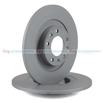 Bromsskiva, Bakaxel — Bakaxel från Autofrance