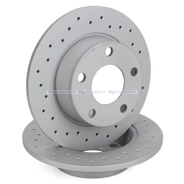 Bromsskiva, Bakaxel — Bakaxel från Autofrance