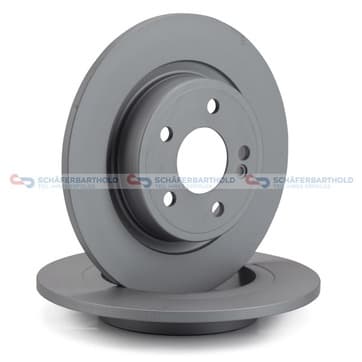 Bromsskiva, Bakaxel — Bakaxel från Autofrance