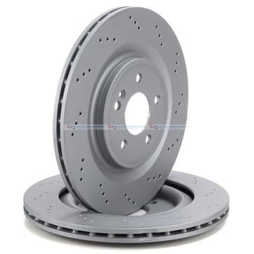 Bromsskiva, Bakaxel — Bakaxel från Autofrance