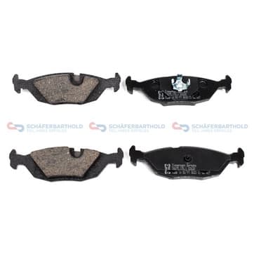 Bromsbeläggssats, Bakaxel — Bakaxel från Autofrance