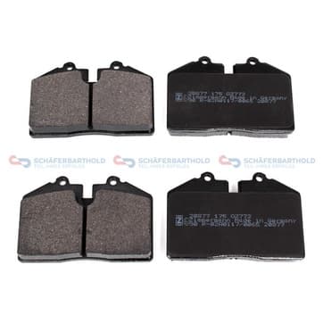 Bromsbeläggssats, Fram — Fram från Autofrance