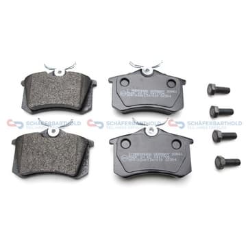 Bromsbeläggssats, Bakaxel — Bakaxel från Autofrance