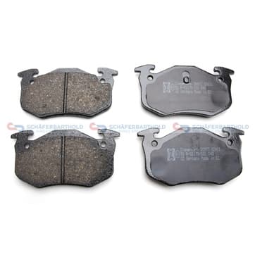 Bromsbeläggssats, Bakaxel — Bakaxel från Autofrance