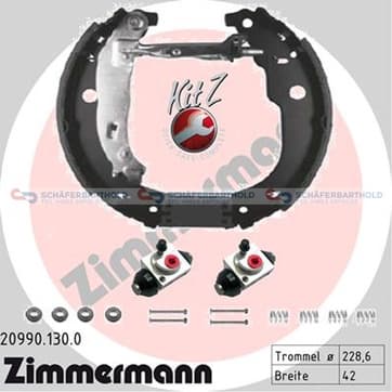 Bromsbandssats från Autofrance