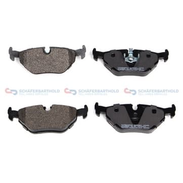 Bromsbeläggssats, Bakaxel — Bakaxel från Autofrance