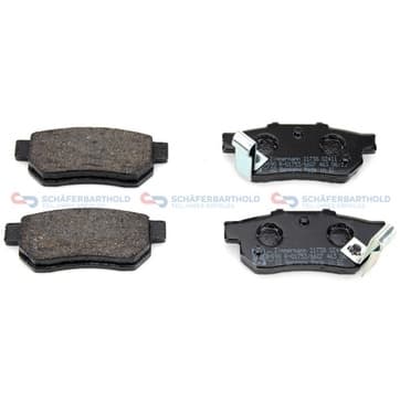 Bromsbeläggssats, Bakaxel — Bakaxel från Autofrance