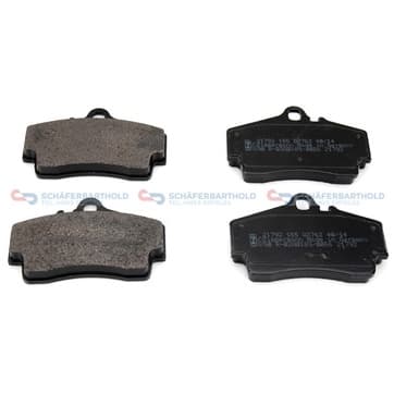 Bromsbeläggssats, Bakaxel — Bakaxel från Autofrance