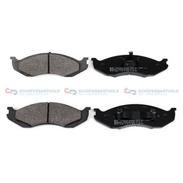 Bromsbeläggssats, Framaxel — Framaxel från Autofrance