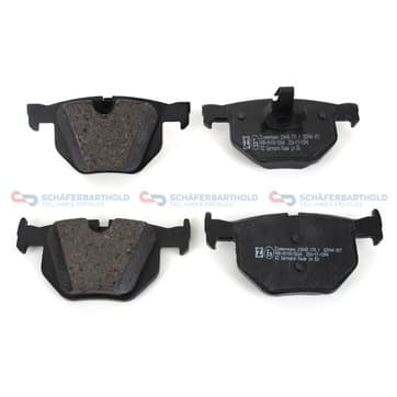 Bromsbeläggssats, Bakaxel — Bakaxel från Autofrance