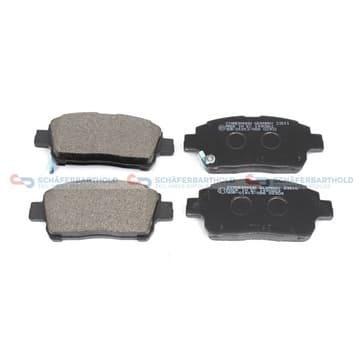 Bromsbeläggssats, Framaxel — Framaxel från Autofrance