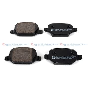 Bromsbeläggssats, Bakaxel — Bakaxel från Autofrance