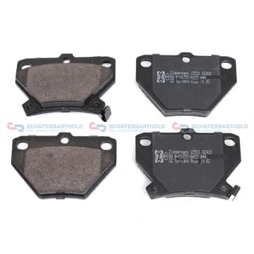 Bromsbeläggssats, Bakaxel — Bakaxel från Autofrance