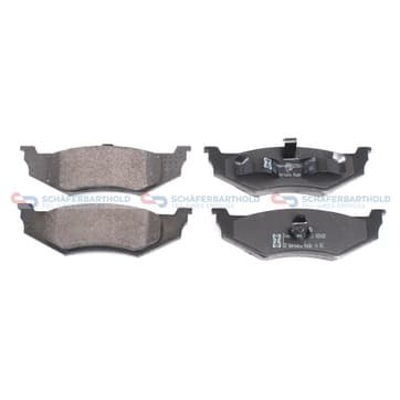 Bromsbeläggssats, Bakaxel — Bakaxel från Autofrance