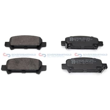 Bromsbeläggssats, Bakaxel — Bakaxel från Autofrance