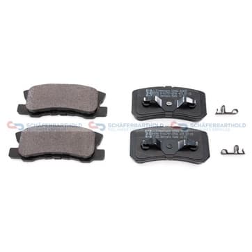 Bromsbeläggssats, Bakaxel — Bakaxel från Autofrance