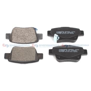 Bromsbeläggssats, Bakaxel — Bakaxel från Autofrance