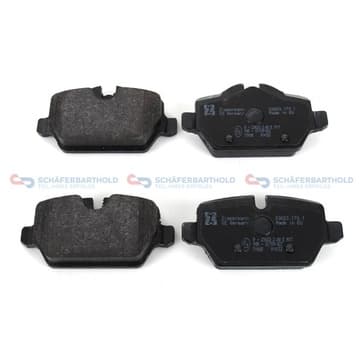 Bromsbeläggssats, Bakaxel — Bakaxel från Autofrance