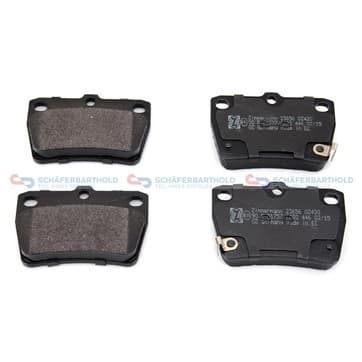 Bromsbeläggssats, Bakaxel — Bakaxel från Autofrance