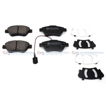 Bromsbeläggssats, Framaxel — Framaxel från Autofrance