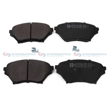 Bromsbeläggssats, Framaxel — Framaxel från Autofrance