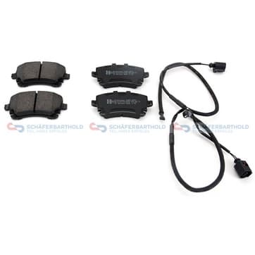 Bromsbeläggssats, Bakaxel — Bakaxel från Autofrance