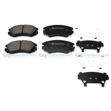 Bromsbeläggssats, Framaxel — Framaxel från Autofrance